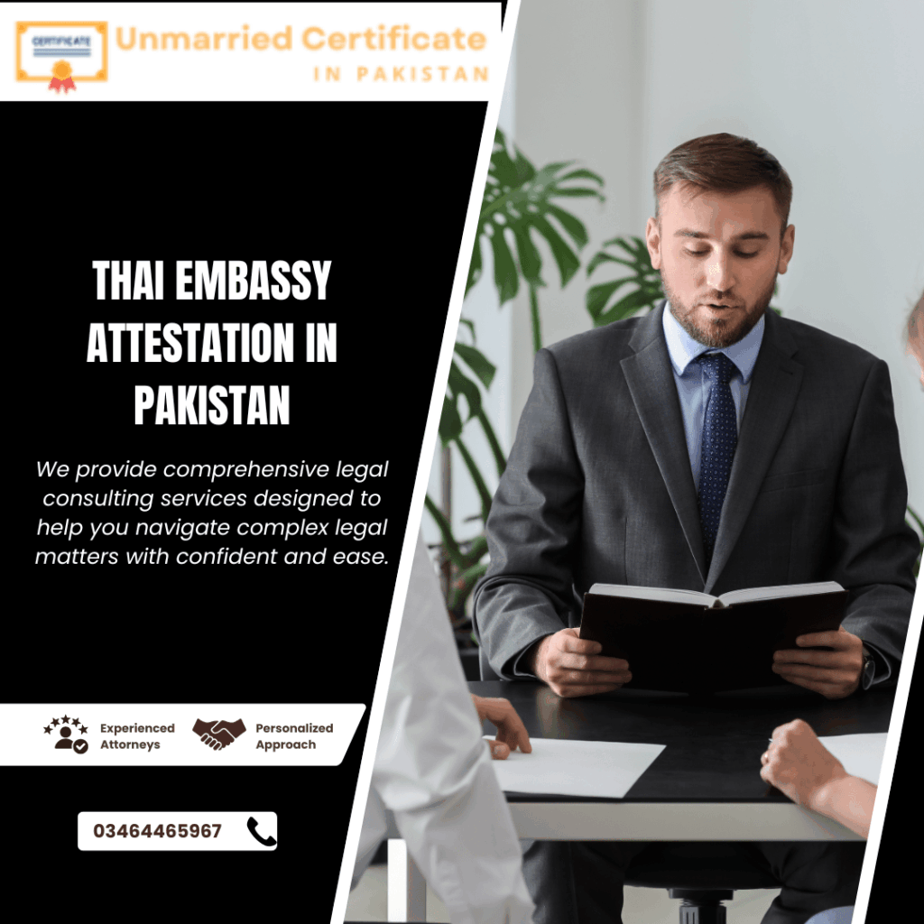 Thai Embassy Attestation in Pakistan