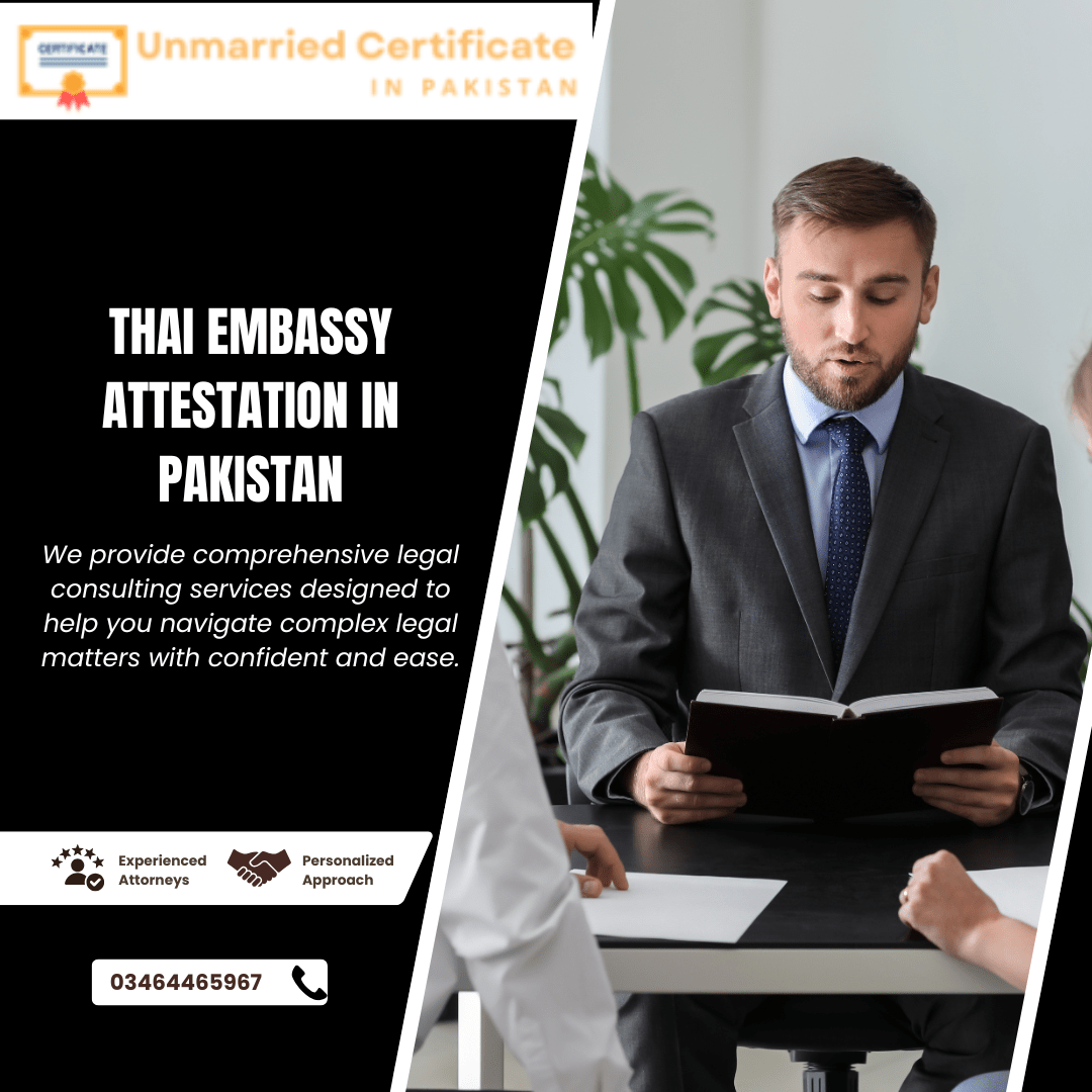 Thai Embassy Attestation in Pakistan